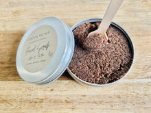 Load image into Gallery viewer, Coffee facial scrub with Tea Tree essential oil