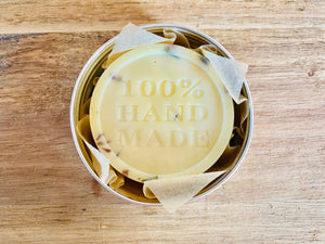 All Natural Lavender Lotion Bar rich in organic Cocoa Butter, Shea Butter & Lavender essential oil