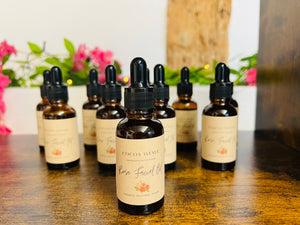All Natural Rose Facial Oil with Rosehip, Argan Oil , Sweet Almond Oil & Rose Geranium essential oil