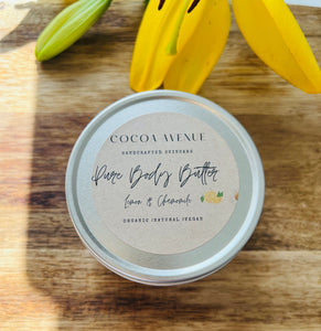 Organic Lemon and Chamomile Body Butter